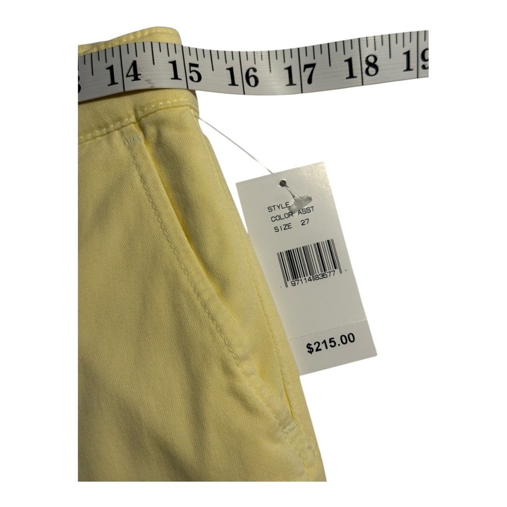 AG Adriano Goldschmied The Caden Yellow Chinos Pants Women's Size 27R 4 NWT - Picture 5 of 8